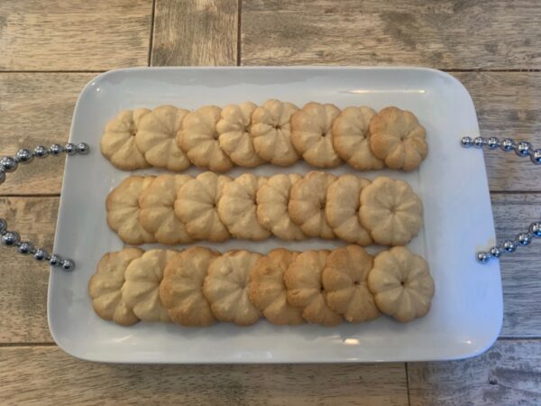 Butter cookies horizontal